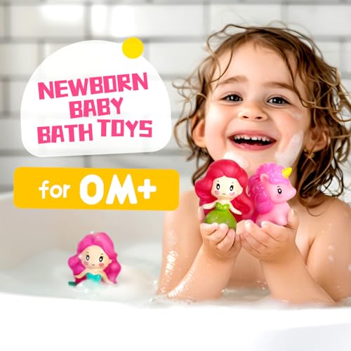 Hely Cancy No-Hole Baby Bath Toys – Soft, Safe & Dishwasher-Safe for Newborns