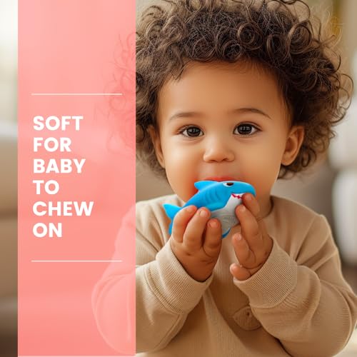 Hely Cancy No Hole Bath Toys for Babies 1.5+ Years - Soft, Safe, Colorful Animal Tub Toys