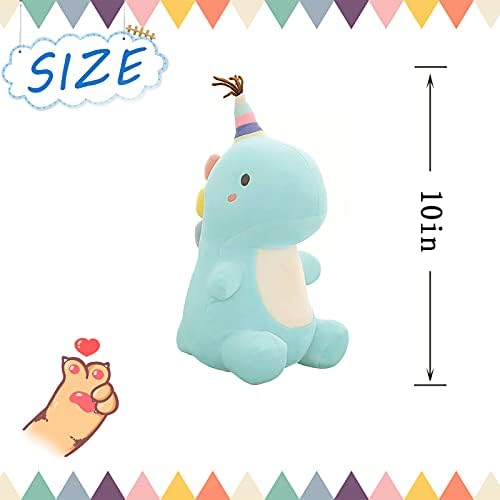 HENXING 10-Inch Dinosaur Plush Toy – Soft Stuffed Animal for Kids and Adults