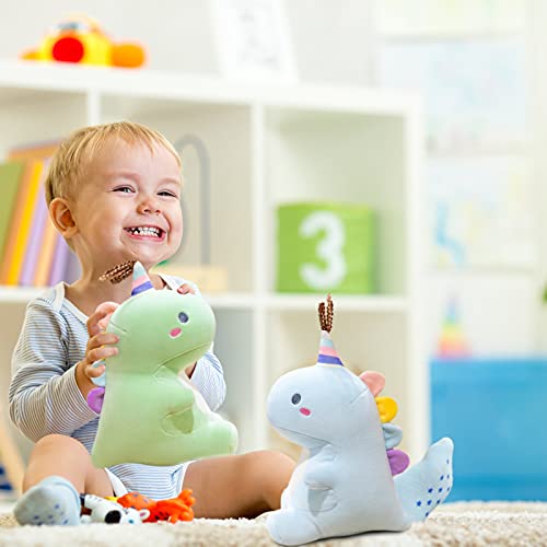HENXING 10-Inch Dinosaur Plush Toy: Soft Stuffed Animal, Machine Washable, Cute Gift for Kids