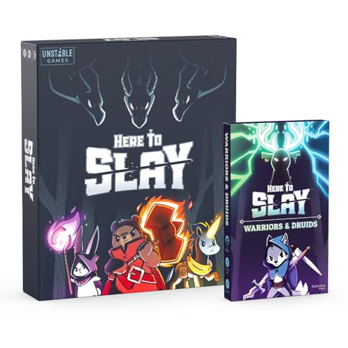 Here to Slay Warriors & Druids Expansion Pack – Add Warrior and Druid Classes to Your Base Game