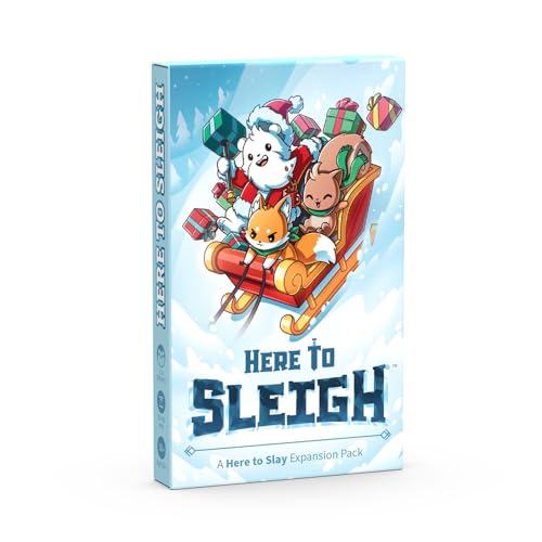 Here to Sleigh Holiday Expansion Pack for Here to Slay – 20 Cards, Gift Win Condition
