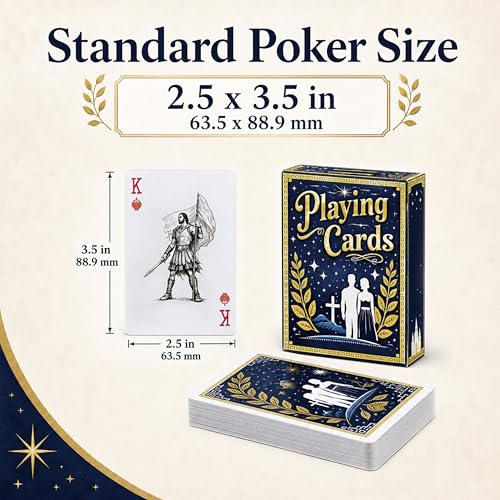 Heritage Faith Deck: Scripture-Inspired Playing Cards with Custom Suits – Missionary & Family Night Gift