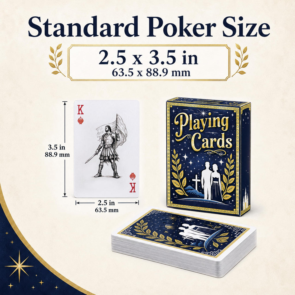 Heritage Faith Deck: Scripture-Inspired Playing Cards with Custom Suits – Missionary & Family Night Gift