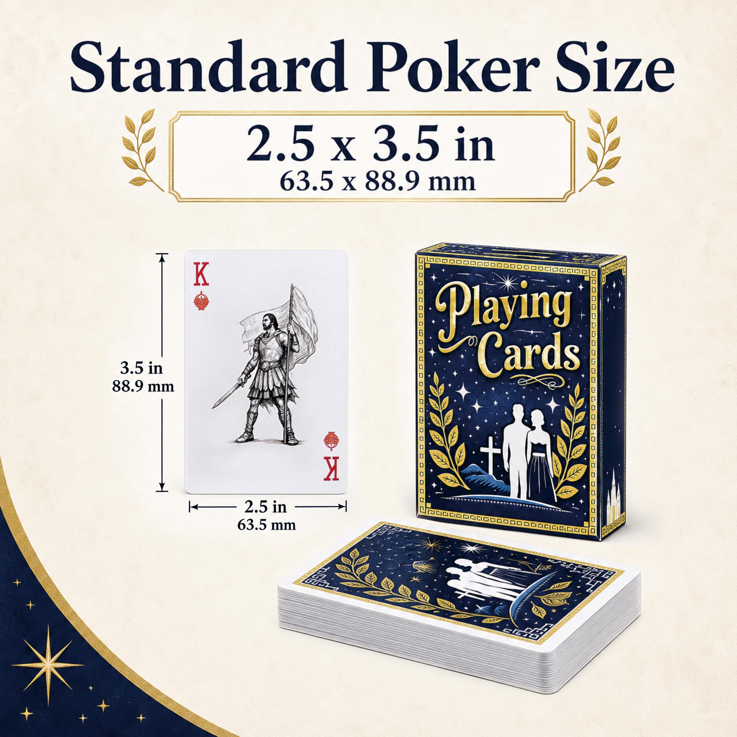 Heritage Faith Deck: Scripture-Inspired Playing Cards with Custom Suits – Missionary & Family Night Gift