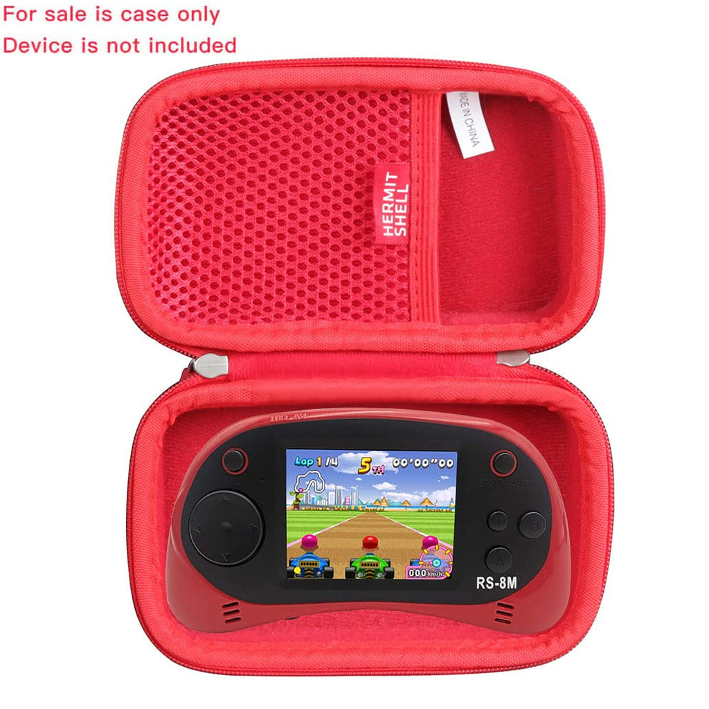 Hermitshell Hard EVA Travel Case for EASEGMER Kids Handheld Game Console (Red)