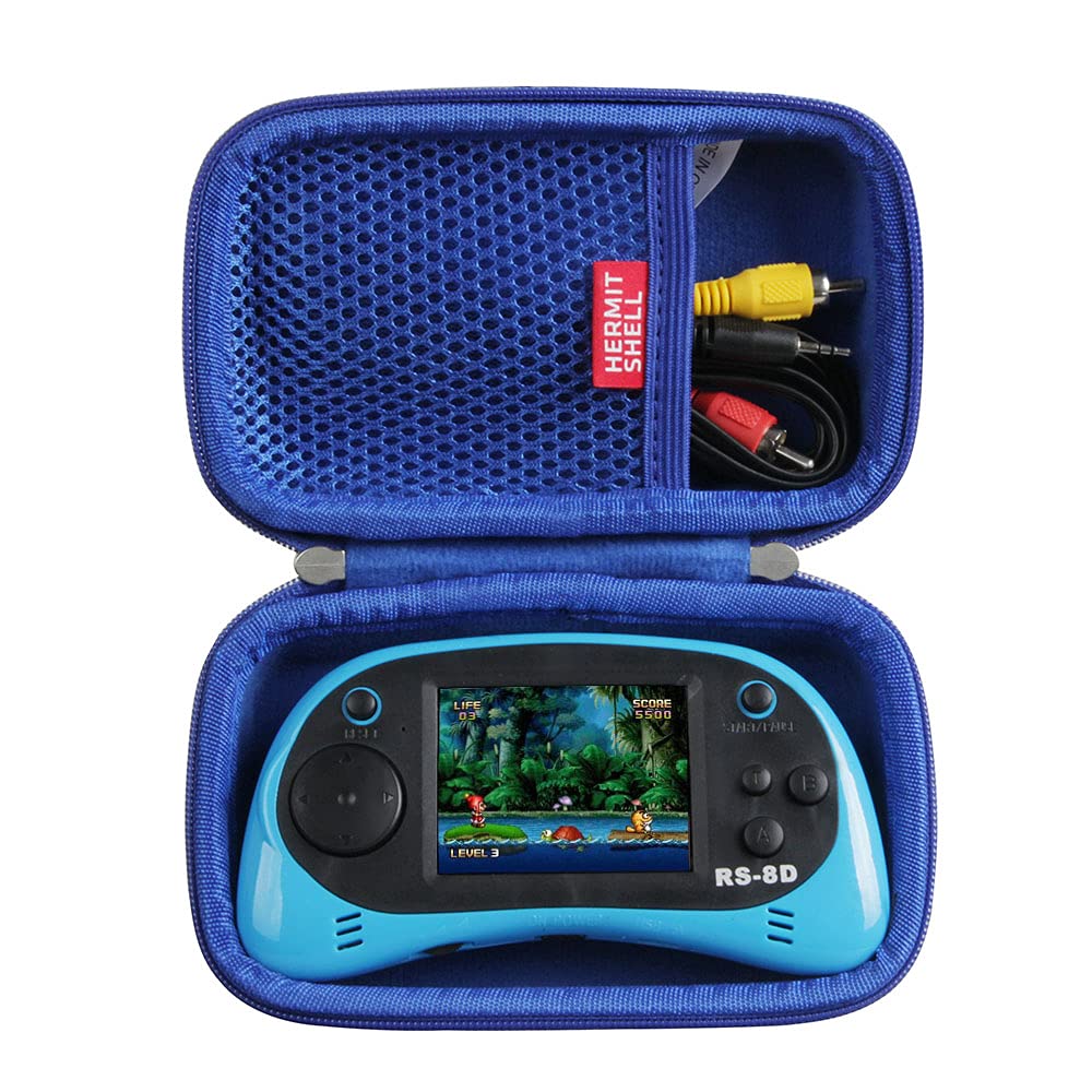 Hermitshell Hard Travel Case for EASEGMER Kids Handheld Game Console (Blue) - Protective Storage