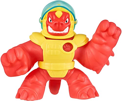Heroes of Goo Jit Zu Galaxy Attack Solar Blast Blazagon Action Figure - Stretchy Goo Toy with Visor Flip