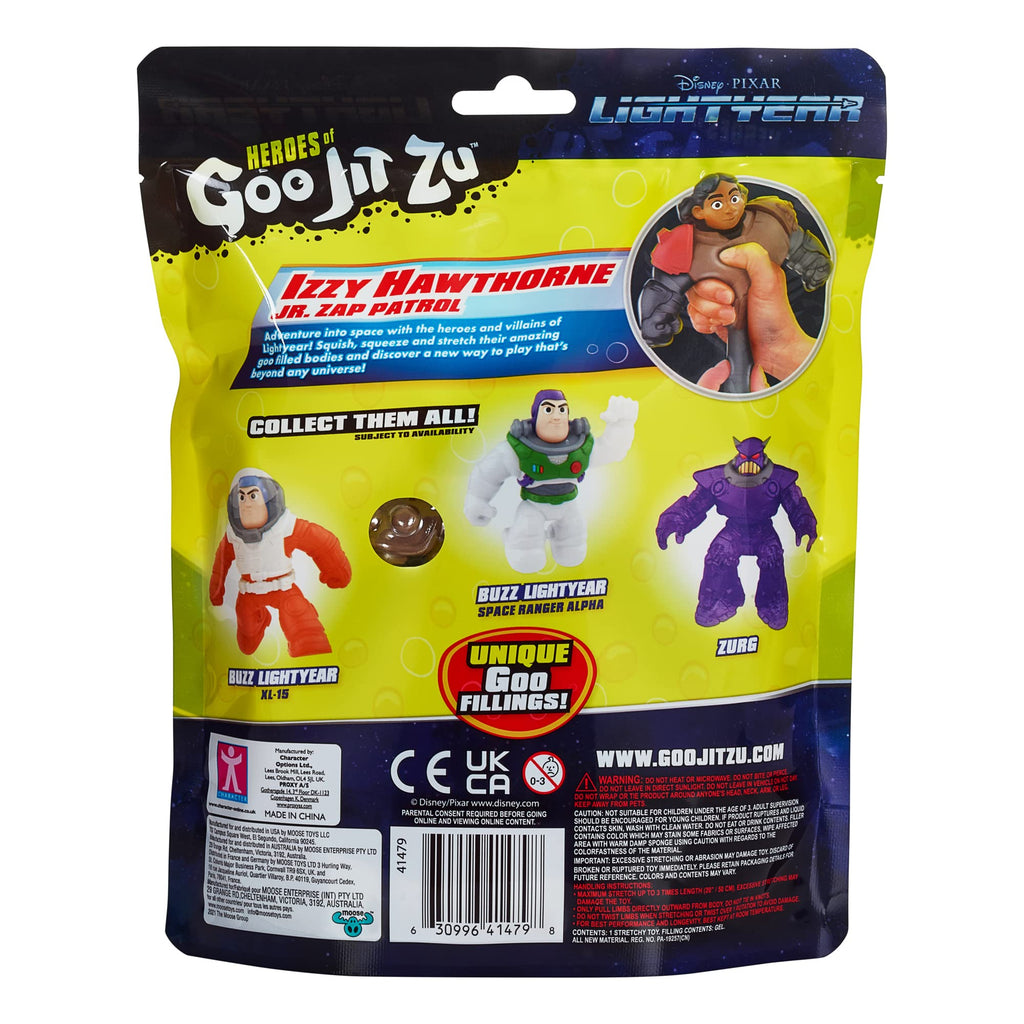 Heroes of Goo Jit Zu Lightyear Izzy Hawthorne Action Figure - Stretchy Squishy Gel-Filled Toy