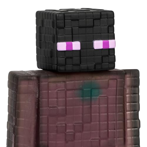 Heroes of Goo Jit Zu Minecraft Enderman Stretchy Figure with Hidden Ender Pearl, Stretches 3x Size