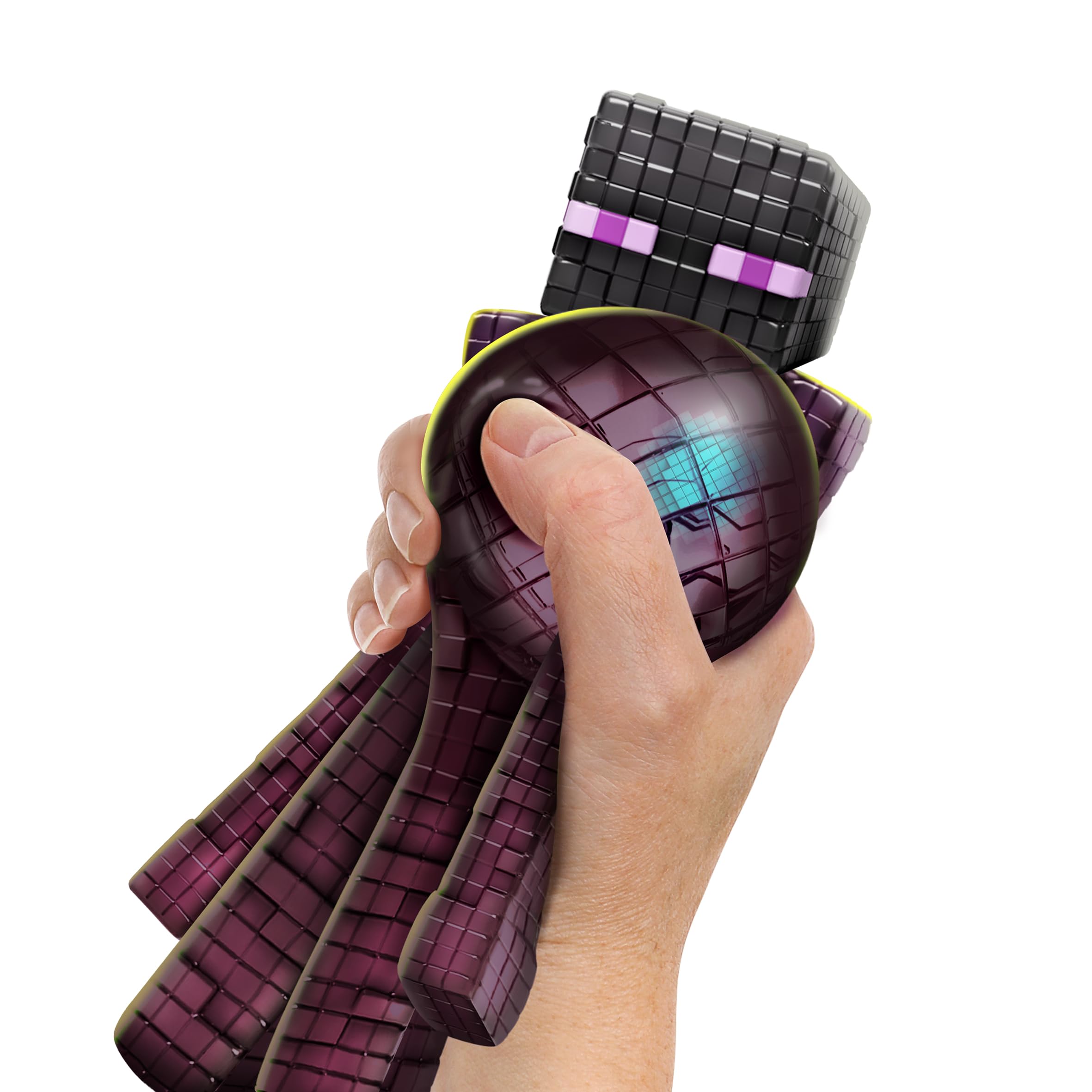 Heroes of Goo Jit Zu Minecraft Enderman Stretchy Figure with Hidden Ender Pearl, Stretches 3x Size