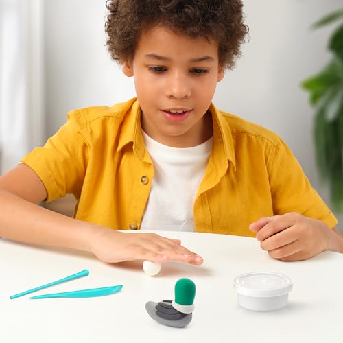 HEY CLAY Farm Birds Air Dry Clay Set – 6 Cans with Interactive App for Ages 3+