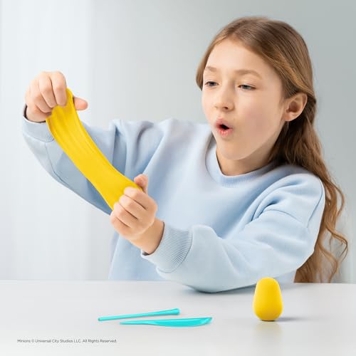 HEY CLAY Minions Modeling Clay for Kids – 5 Cans, Tools, Interactive App (Ages 3+)