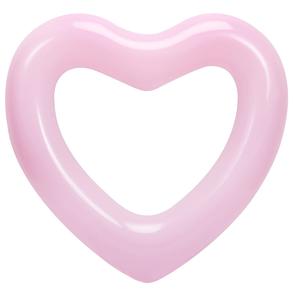 HeySplash Heart-Shaped Pool Float for Adults – 2-Pack Inflatable Pool Tubes, 110 cm, Supports Up to 200 kg