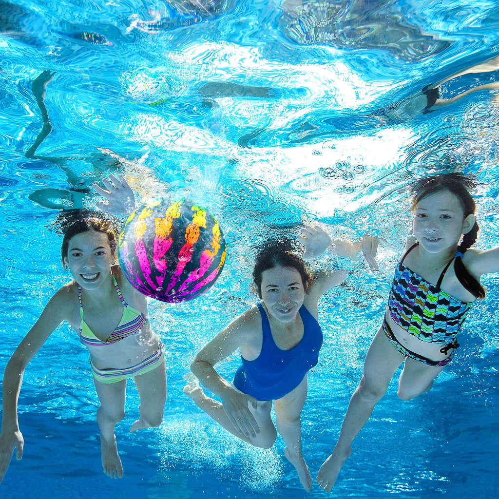 Hiboom Swimming Pool Diving Balls – Underwater Water-Filled Balls for Teens & Adults (9-Inch, Multi-Color)