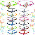 Hicarer 36-Pack Adjustable Woven Butterfly Friendship Bracelets for Kids Party Favors