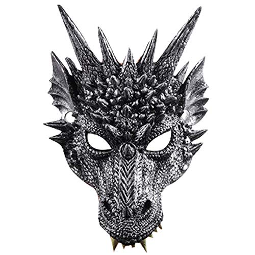 Himine Dragon Head Mask – Lightweight Cosplay Mask for Halloween Parties