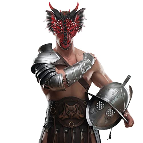 Himine Dragon's Head Cosplay Mask – Lightweight Foam Mask for Halloween and Parties