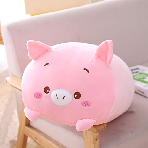 Hitoshe 8-Inch Pink Pig Plush Stuffed Animal – Soft Cuddle Toy for Kids
