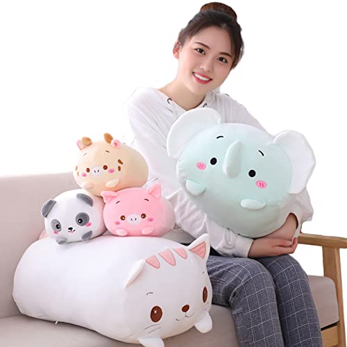 Hitoshe 8-Inch Pink Pig Plush Stuffed Animal – Soft Cuddle Toy for Kids