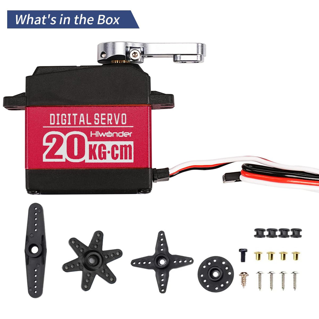 Hiwonder HPS-2027 20KG High Torque Digital Servo 270° Rotation Waterproof Full Metal Gear
