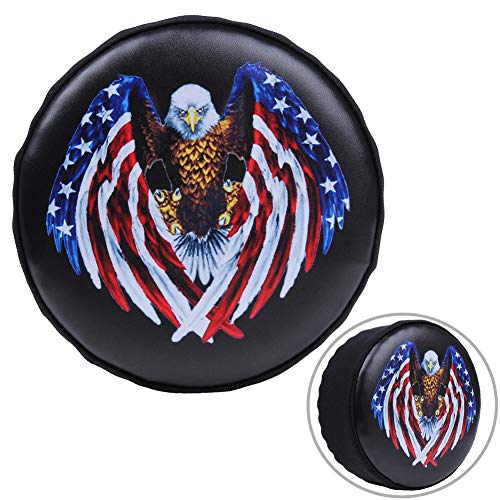 HobbyPark 1/10 Scale Spare Tire Cover for RC Crawler - Red Aluminum Alloy for 1.9 inch Tires