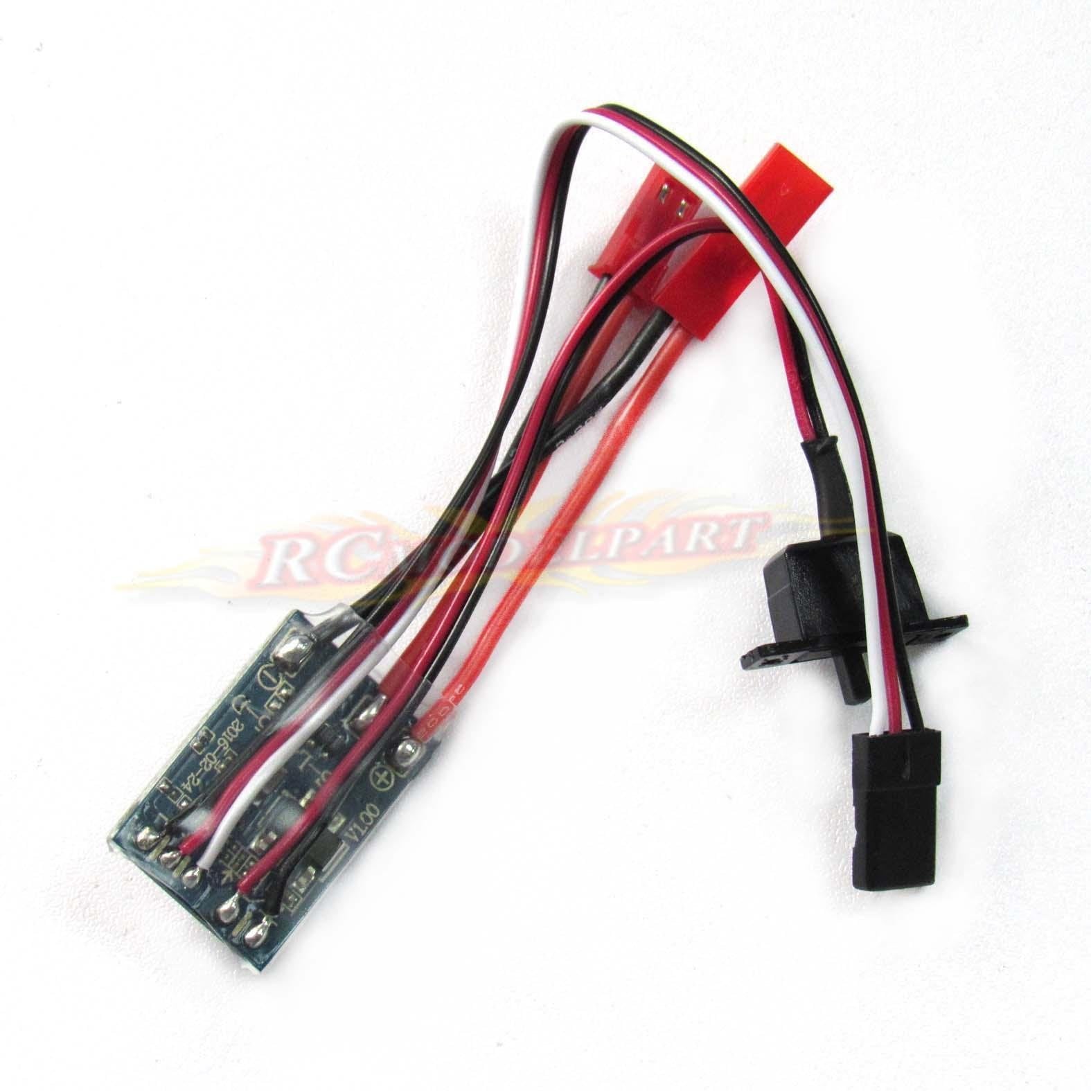 Hobbypower 10A Brushed Motor Speed Controller for RC Car/Boat – No Brake