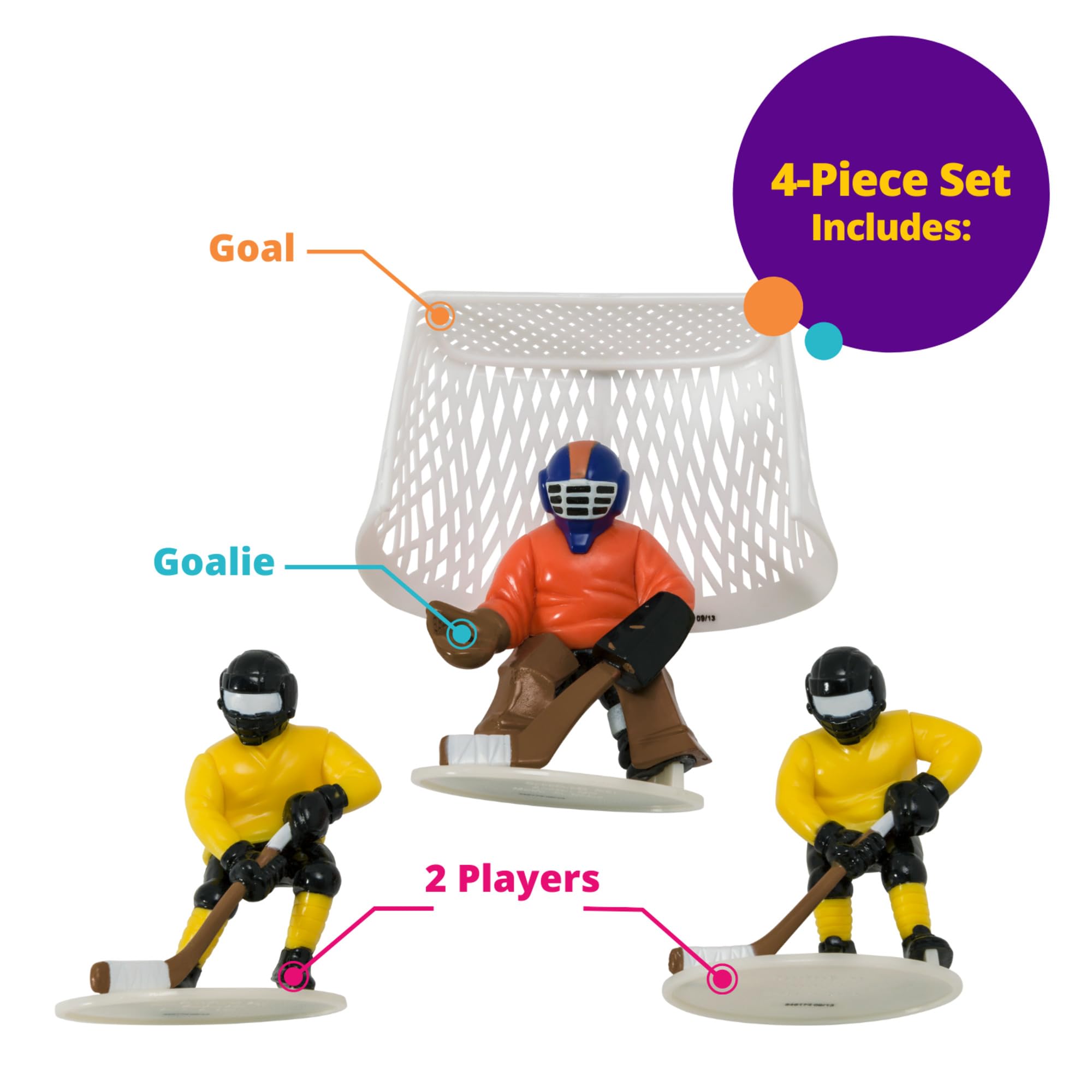 Hockey FaceOff DecoSet Cake Decoration by DecoPac