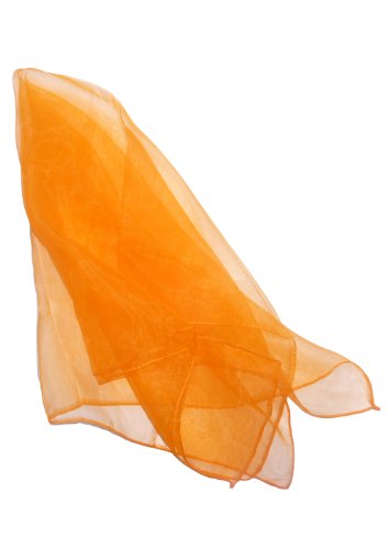 Hoerev 12-Pack Juggling Scarves - White - 24x24 Inch Floaty Scarves for Dancing, Decor, and Play