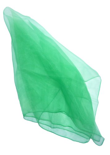 Hoerev 12-Pack Juggling Scarves - White - 24x24 Inch Floaty Scarves for Dancing, Decor, and Play