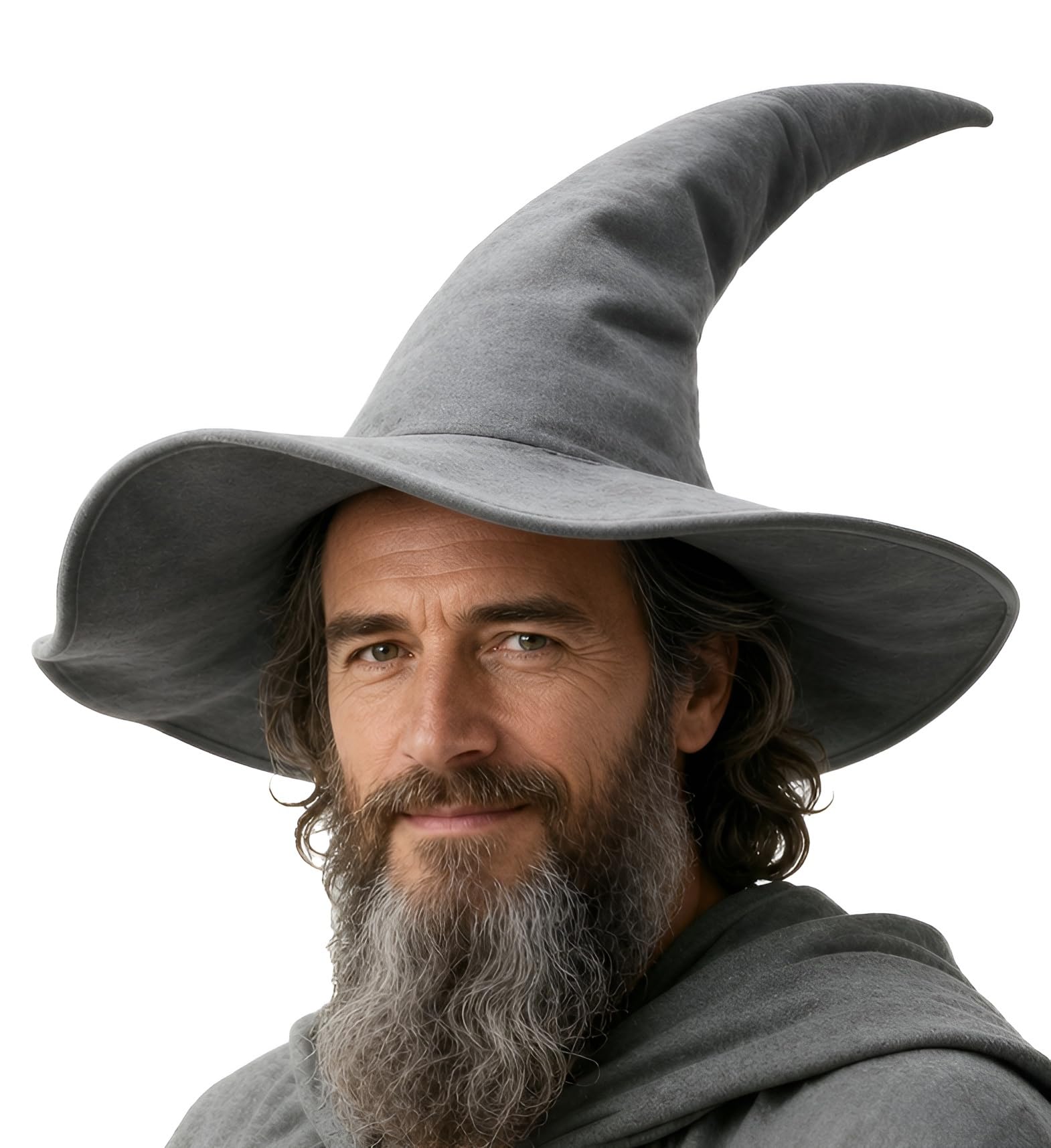 HOMELEX Black Witch Hat - Adult Wizard Hat for Halloween Costume Accessories