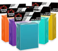 Homthy 500 Card Sleeves - 5 Colors, Standard Size 66x91mm, Non-PVC Polypropylene