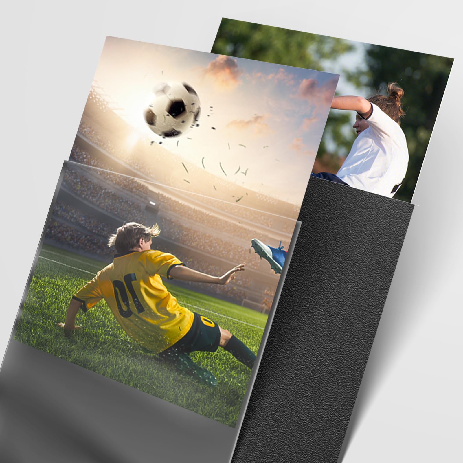Homthy 500 Pack Black Trading Card Sleeves - Soft Penny Sleeves for MTG, Baseball, Sports Cards - Acid-Free Polypropylene Protectors