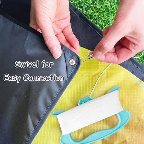 HONBO Large Delta Kite for Beginners – 60x30 Inch with 200ft Line and Tails