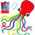 Honbo Rainbow Soft Octopus Kite – Large 29x163 in, Ready to Fly with 200ft Line, Safe for Kids & Adults