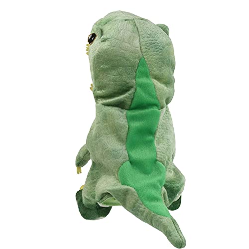 HooYiiok Plush Dinosaur Hand Puppet – 11 Inch Soft Toy with Movable Mouth, Great Gift for Kids
