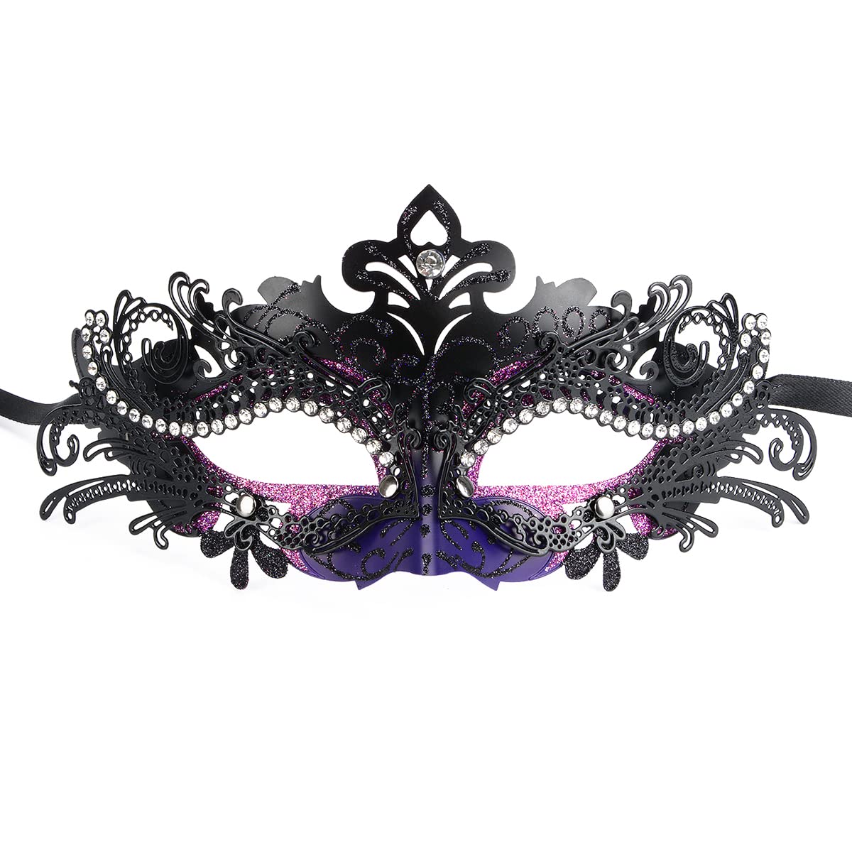 Hoshin Venetian Masquerade Mask for Women – Mardi Gras Decorations & Party Accessories