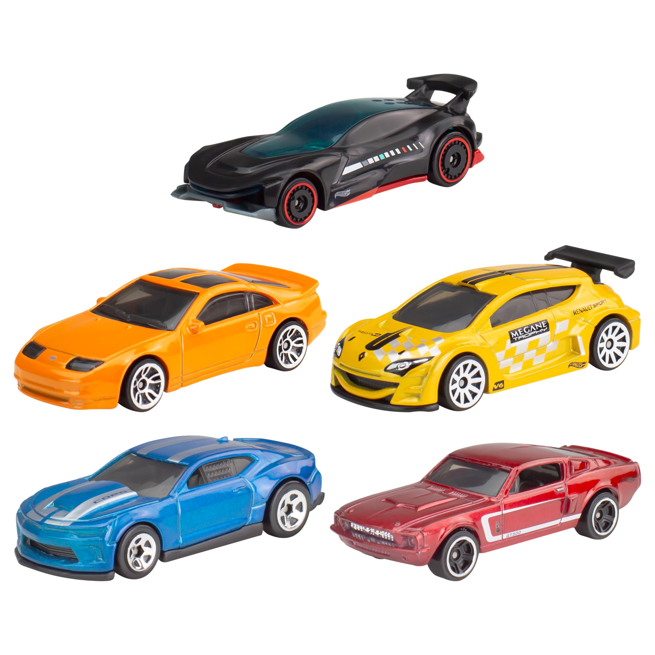 Hot Wheels 5-Count Vehicle Assortment, Colors and Styles Vary