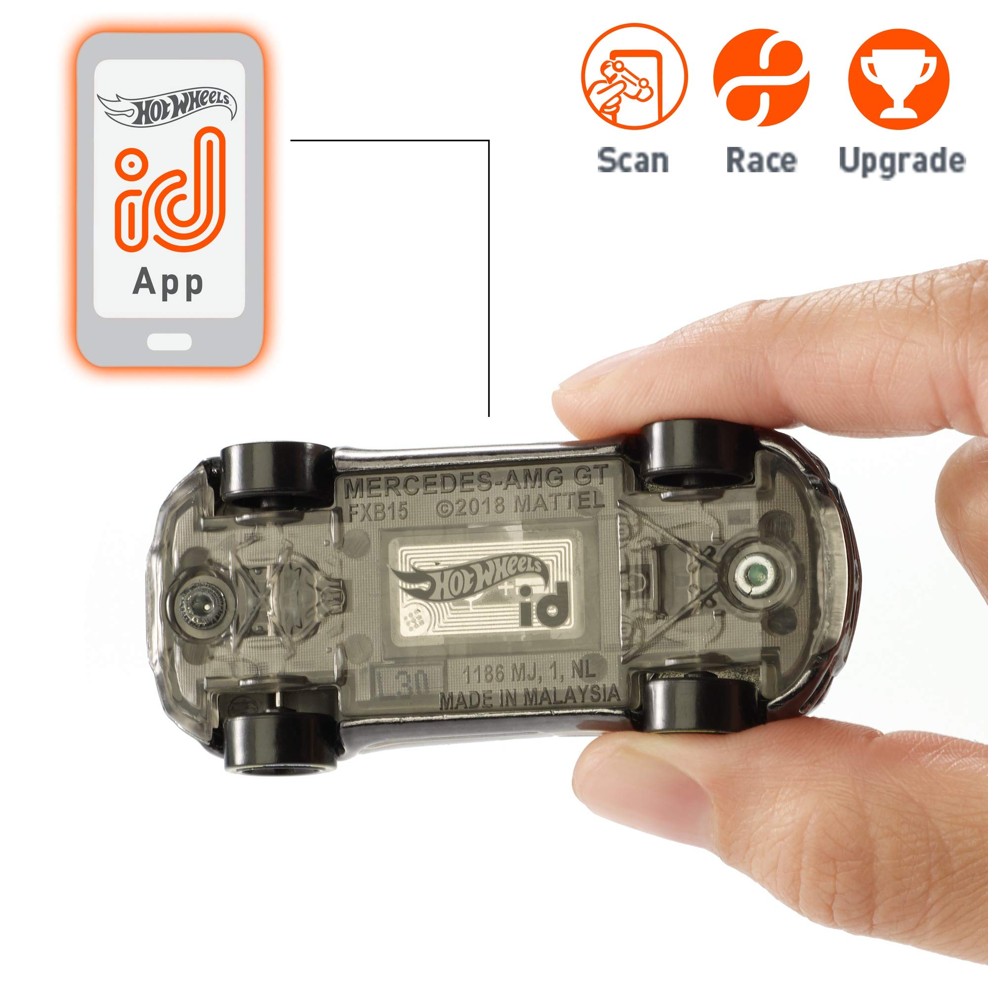 Hot Wheels id 2016 Mercedes-AMG GT Speed Demons – NFC-Enabled Digital Racing Car