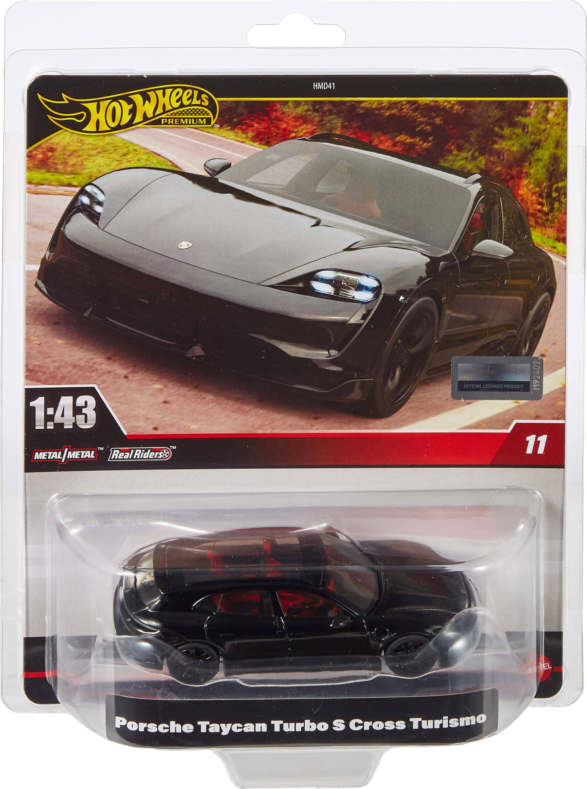 Hot Wheels Premium 1:43 Scale Die-Cast Car – Metal Body, Real Riders Tires, Adult Collector Model