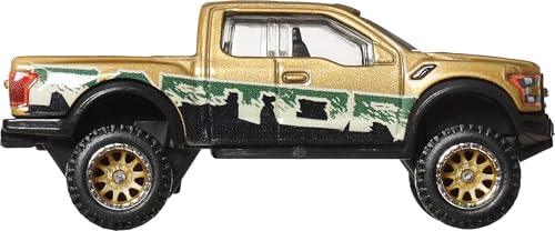 Hot Wheels Premium Car Culture 2017 Ford F-150 Raptor 1:64 Scale Die-Cast with Real Riders Tires and Metal Body