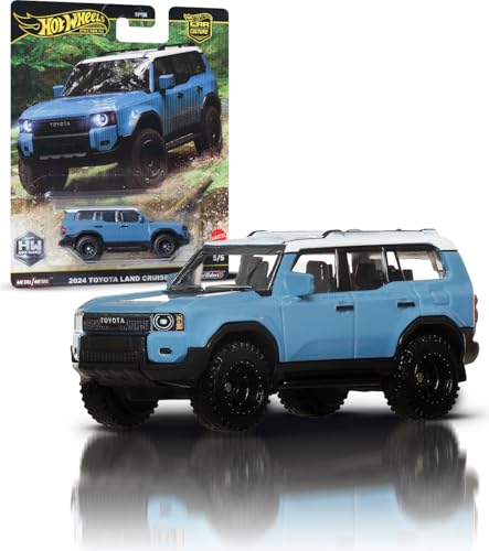 Hot Wheels Premium Car Culture 2024 Toyota Land Cruiser – 1:64 Scale Die-Cast with Real Riders Tires