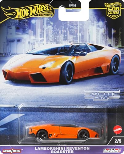 Hot Wheels Premium Car Culture Circuit Legends Lamborghini Reventon Roadster – 1:64 Scale Die-Cast Collectible
