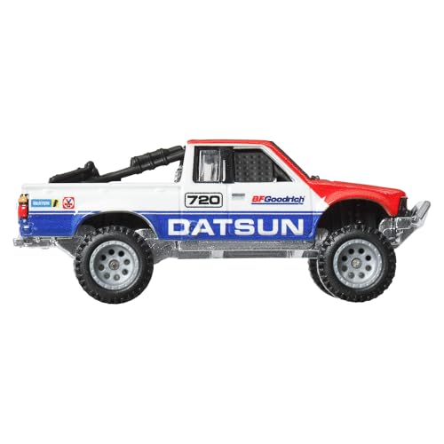 Hot Wheels Premium Car Culture Datsun King Cab Baja Custom 1:64 Die-Cast with Real Riders Tires