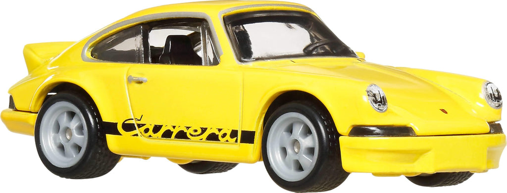 Hot Wheels Premium Car Culture Hammer Drop Porsche 911 Carrera RS 2.7 – 1:64 Scale Die-Cast with Real Riders Tires