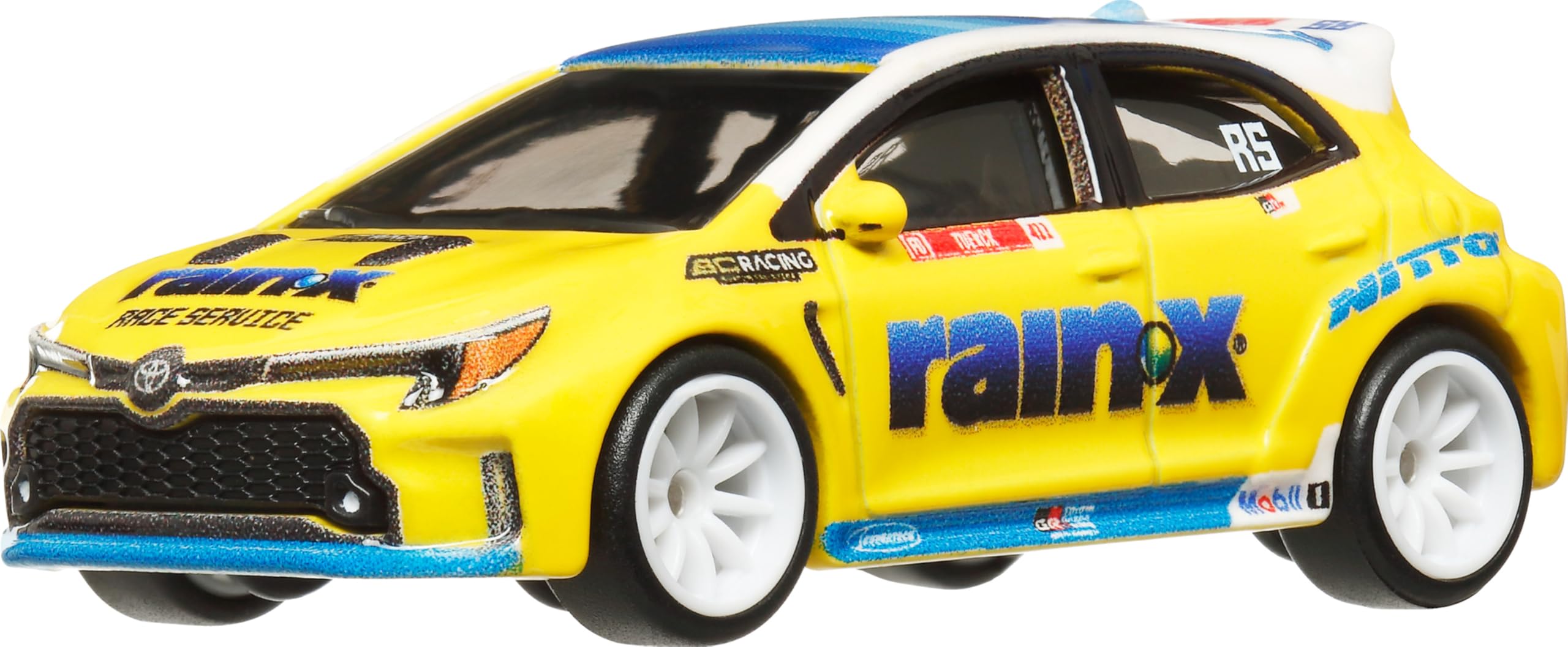 Hot Wheels Premium Car Culture Toyota Corolla GR – 1:64 Scale Die-Cast Collectible with Real Riders Tires