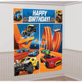 Hot Wheels Wild Racer Scene Setters Wall Decor Kit - Amscan Party Supplies