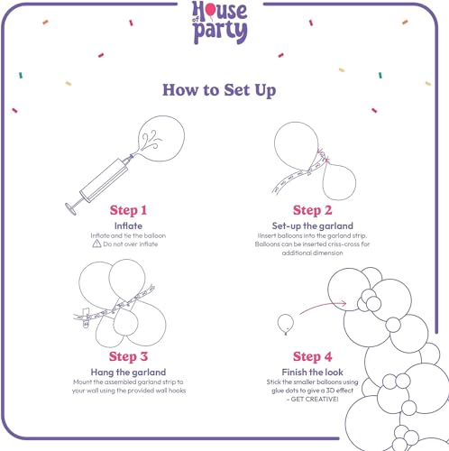 HOUSE OF PARTY Black and Gold Balloon Arch Kit - 5/10/12/18 Inch Latex Balloons for Anniversary, Graduation, Memorial Day Party Decor