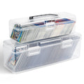 HOXHA Trading Card Storage Box 2 Pack – Large & Small Cases with 1300+ Capacity, Durable and Portable