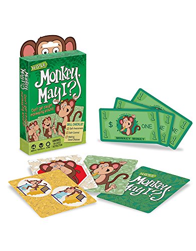 Hoyle Monkey May I Card Game – Learn Good Choices & Self-Control for Kids Ages 4-6